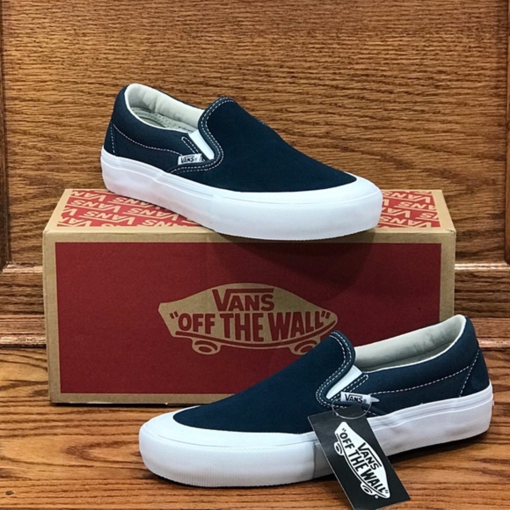 Vans Slip On Pro Toe Cap Reflecting Pond Shoes